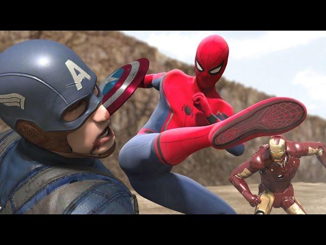 Iron Man vs Captain America vs Spiderman (Part 1/3)