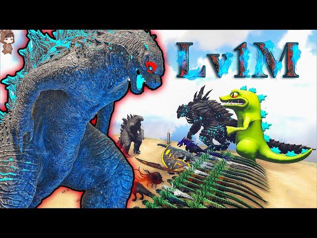 Lv1M Godzilla VS Mod Dinosaurs | ARK Mod Battle Ep.366