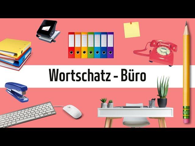 Learn German - Vocabulary - in the Office