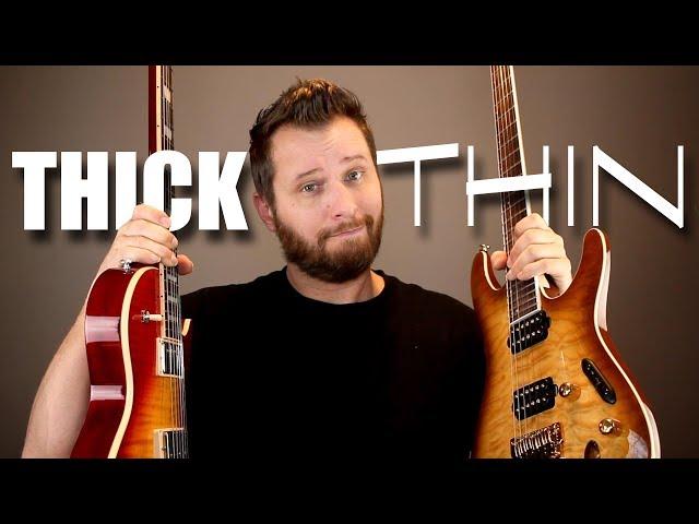 Do Thicker Guitars Sustain Longer? - Let's Find Out!