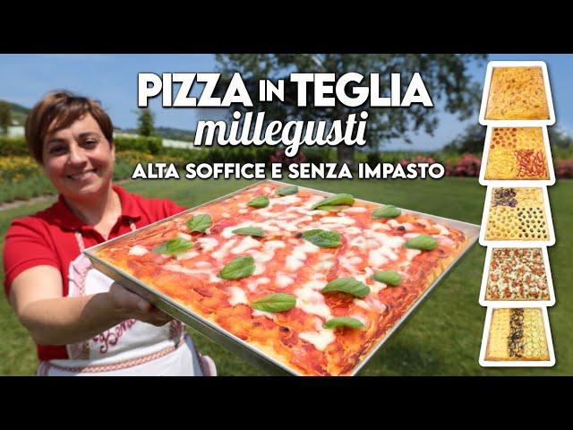 DOUGH FREE HIGH SOFT TRAY PIZZA  Easy Recipe - Homemade by Benedetta