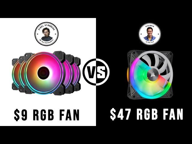 Best RGB Case Fan in 2020!  $9 RGB fan vs $47 RGB Fan!  Which is the best LED fan?