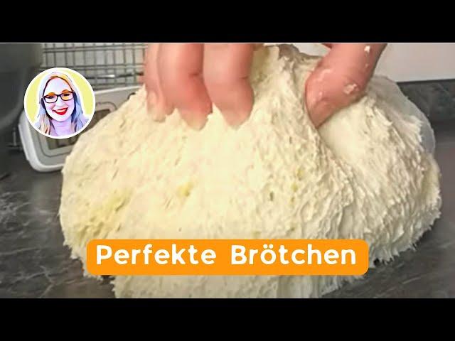 Außen knusprig, innen fluffig - einfache Sonntagsbrötchen - ihr werdet nie wieder andere backen