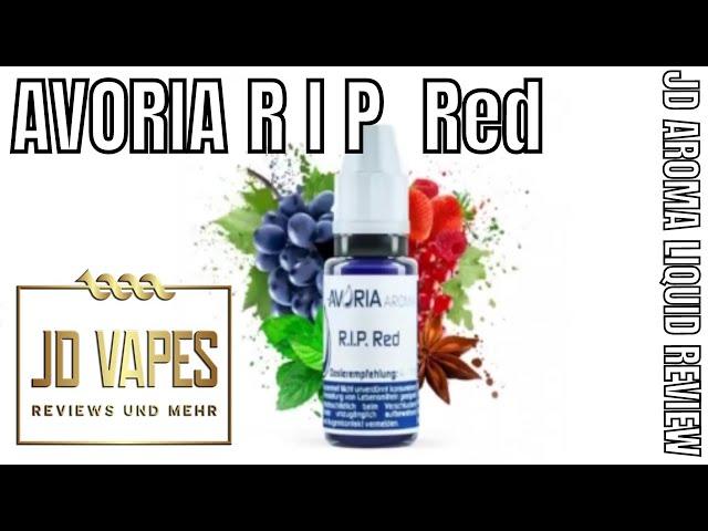 AVORIA R I P  Red I JD AROMA LIQUID REVIEW