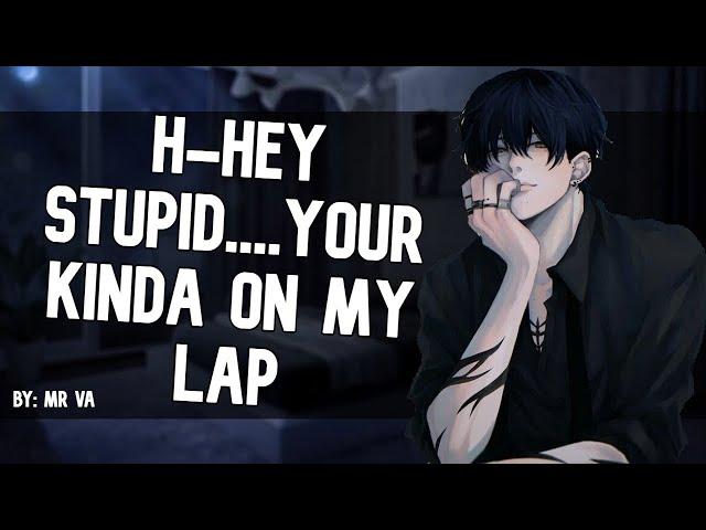 Waking Up On A Rude Goth Boys Lap | [M4A] [Annoyed] [Sarcastic] [Sort of Complimenting You]