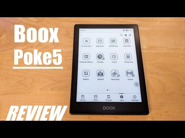 REVIEW: BOOX Poke5 Compact 6" Android eReader | Entry-Level E-Ink Tablet? (Boox Palma Alternative?)