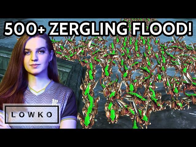 Scarlett's NEVER ENDING Zerg Rush! (StarCraft 2)