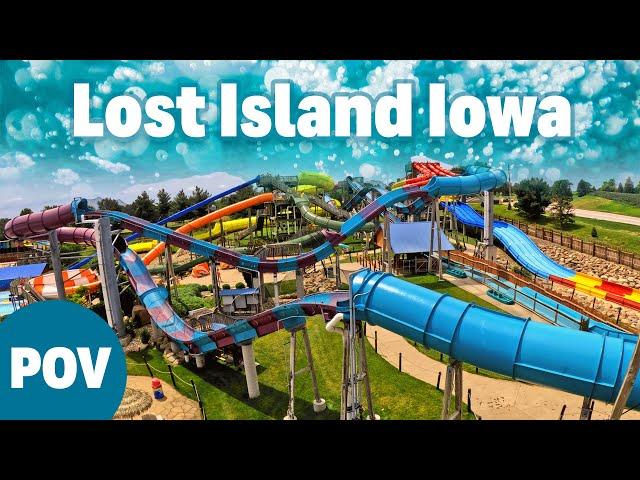 Lost Island Water Park in Waterloo, Iowa | 4K GoPro POV