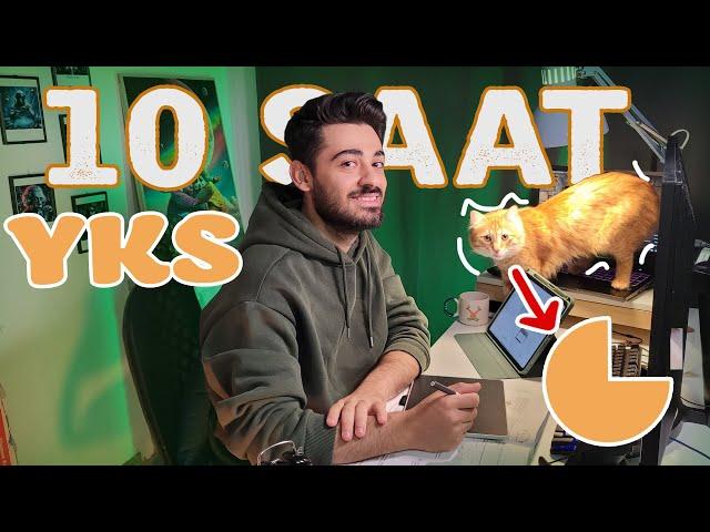 10 SAAT YKS ÇALIŞALIM! | YKS'ye 78 Gün Kala Benimle Verimli Çalış! | Study With Me Live | CANLI