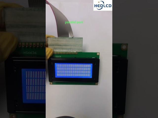 16*4 character LCD module, yellow and green. #electronic