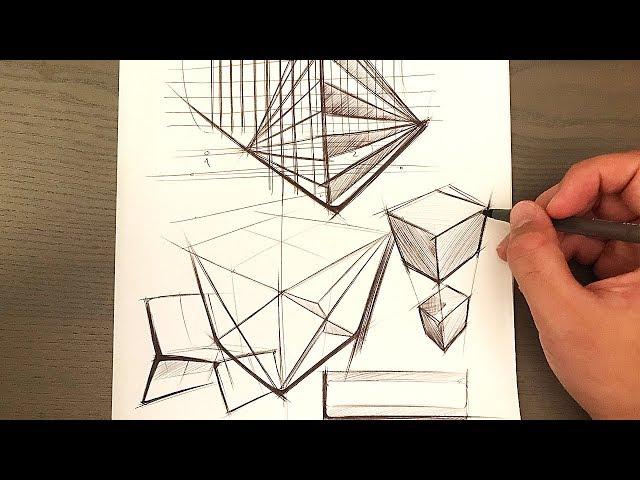 How to Draw Straight Clean Lines Freehand - Beginner friendly