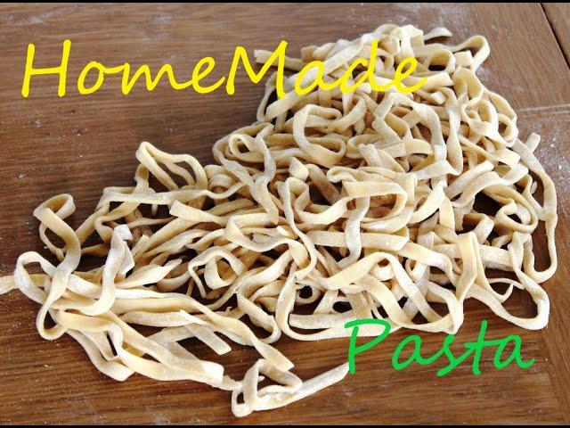 Homemade egg pasta. How to make fresh pasta?