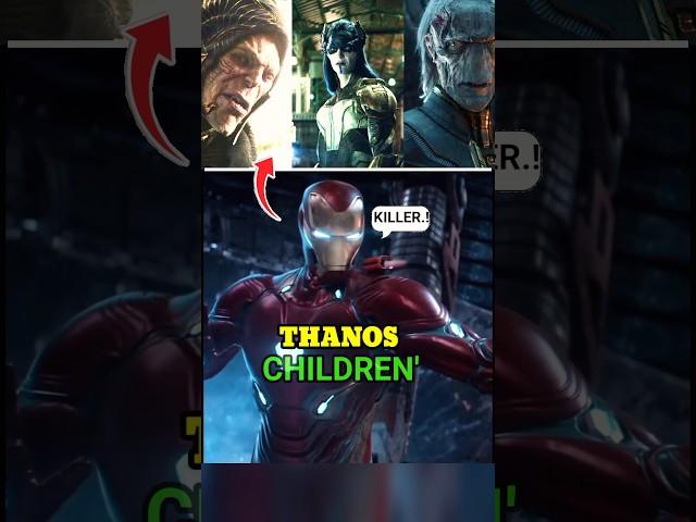 Iron Man and his tech killed all the members of Thanos's children?  #shorts