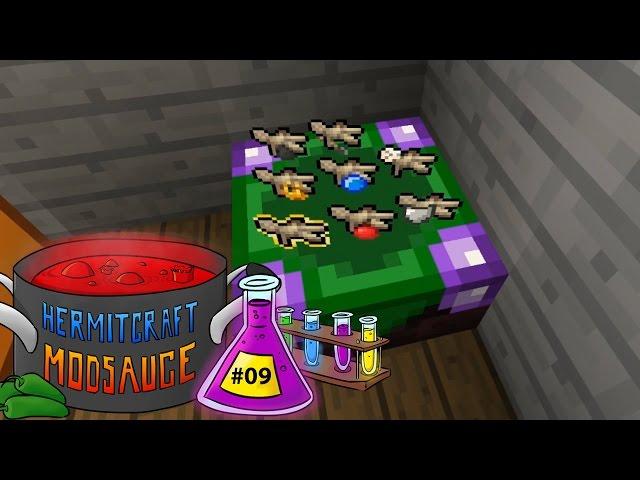 Hermitcraft Modsauce - 09 - Making Poppets and a Coven - Modded Minecraft