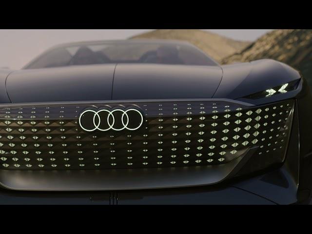 2021 Audi skysphere concept - Fahraufnahmen statische Interieur- und Exterieurdetails