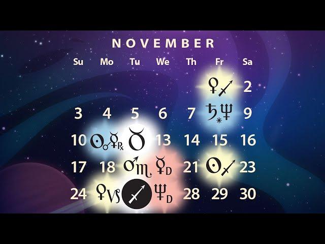 November 2019 Astrology Forecast: Last of Jupiter in Sag