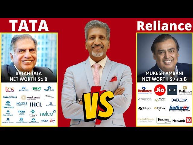 Tata Vs Reliance I #shorts I #tata I #mukeshambani I #ratantata I #reliance