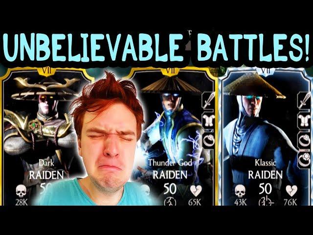 Mortal Kombat X Mobile. All 3 Raidens Team Destroys Faction Wars!