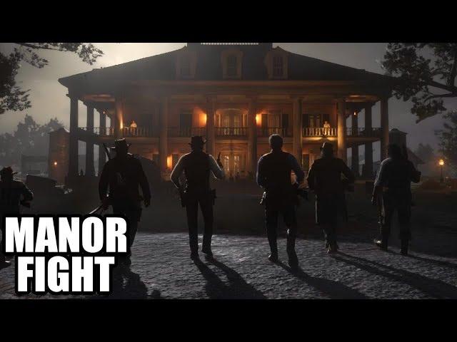 RED DEAD REDEMPTION 2 - Assault on Braithwaite Manor / Best Scene