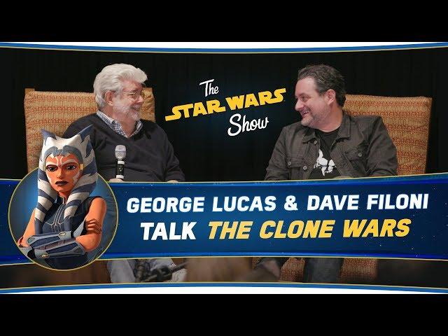 George Lucas and Dave Filoni Talk The Clone Wars, Plus Anthony Daniels Stops By!