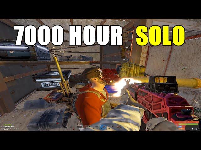 How a 7,000 HOUR SOLO Plays Vanilla Rust