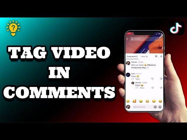 How To Tag Video In Tiktok Comments TUTORIAL