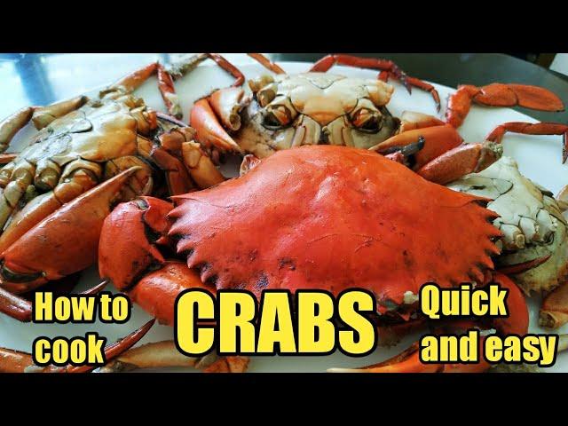 HOW TO COOK CRABS FILIPINO STYLE | QUICK AND EASY