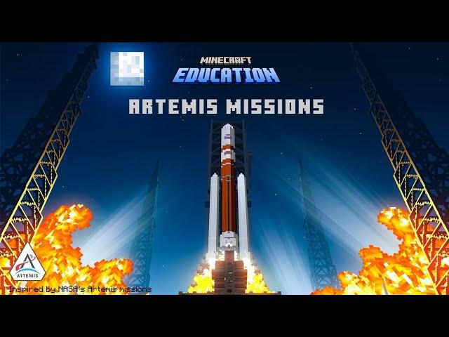 Minecraft Artemis: Rocket Build! Part 1- Launching The Satellite