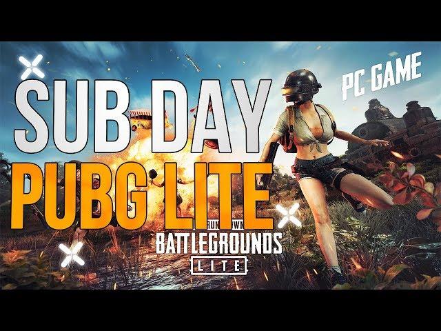  PUBG LITE SUB DAY для слабых пк. Пубг Лайт на пк. Где скачать пабг лайт ?