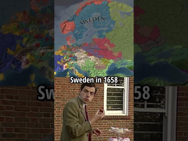 Sweden used too be big !!! #history #eu4 #europe #sweden #poland #russia  #austria #map #empire