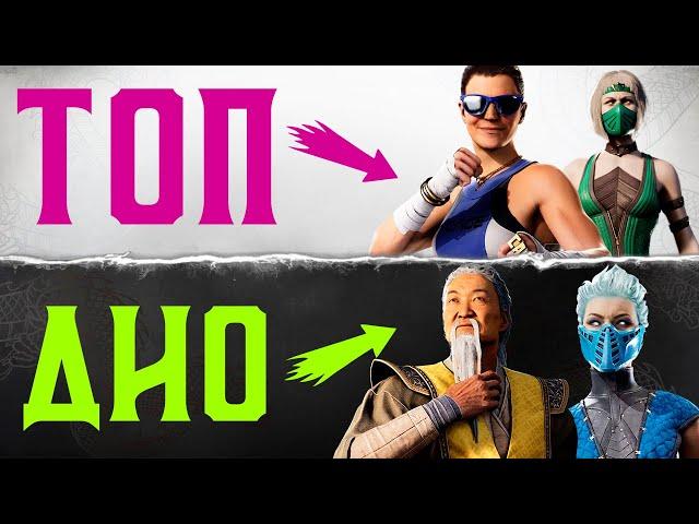 MORTAL KOMBAT 1 - ТИР-ЛИСТ КАМЕО ПЕРСОНАЖЕЙ (5 СЕЗОН)