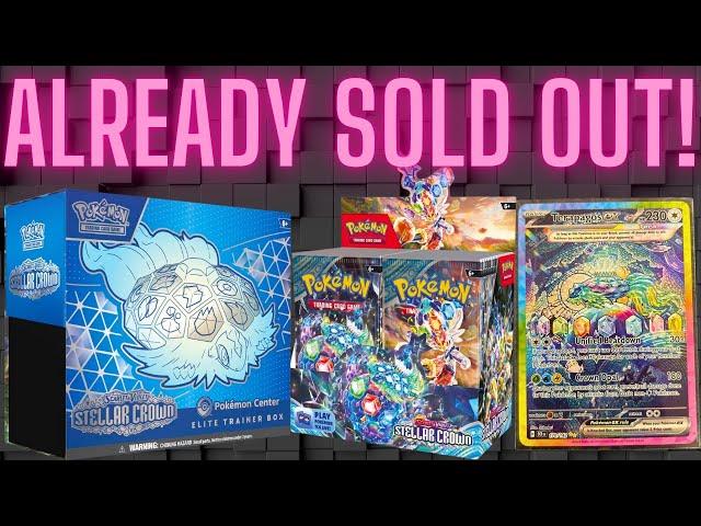 Pokemon Stellar Crown SOLD OUT Already!