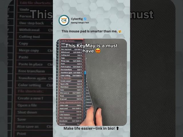 ProKeys Shortcut Key Mouse Pad