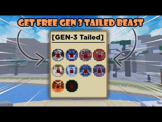 This Glitch Will Give You Free Gen 3 Tailed Beast! Do This Now Before Its Too Late - Shindo Life