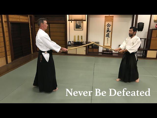 Aiki Dojo Message - Never be Defeated - #aikidocenterla #aikido #aikidosalamancaaikikai #budo