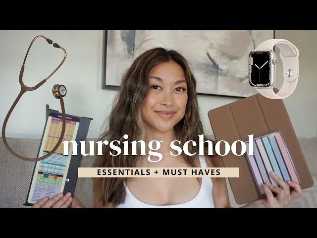 NURSING SCHOOL ESSENTIALS + MUST HAVES