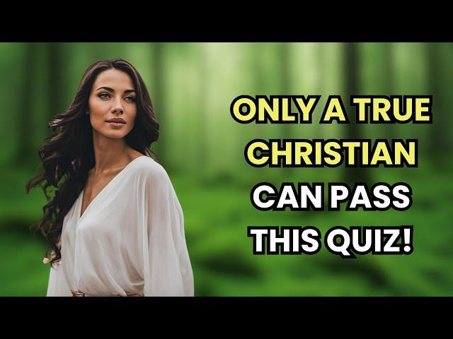 CAN YOU ANSWER THESE TOUGH QUESTIONS ABOUT THE LIFE OF JESUS? YOU ARE AMAZING!