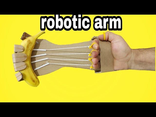 How to make a Robotic arm from cardboard