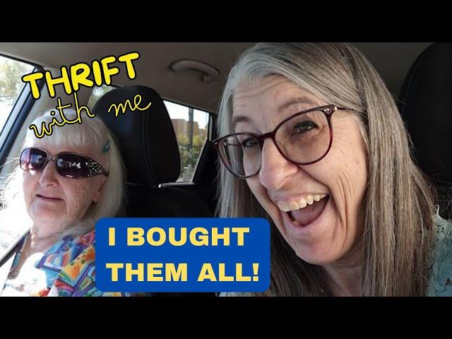 I BOUGHT THEM ALL Thrifting With Mom in Las Vegas