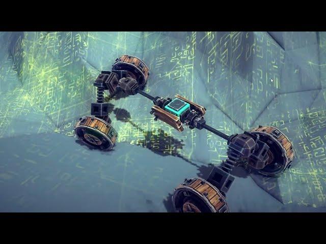 Besiege | Building simple Car with Suspension