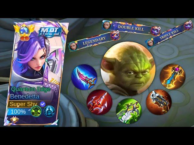 EXP LANE BENEDETTA!! COUNTER PICK FOR ALL FIGHTER? | MOBILE LEGENDS TOP GLOBAL BEST BUILD