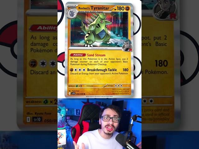 Rocket's Tyranitar Has A Really Good Spread Ability! #pokemon#destinedrivals#pokemontcg
