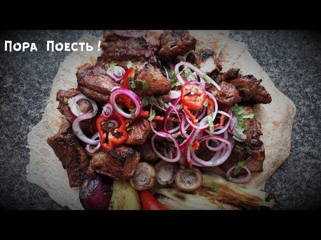 Шашлык  в соевом соусе. Пикантный маринад.