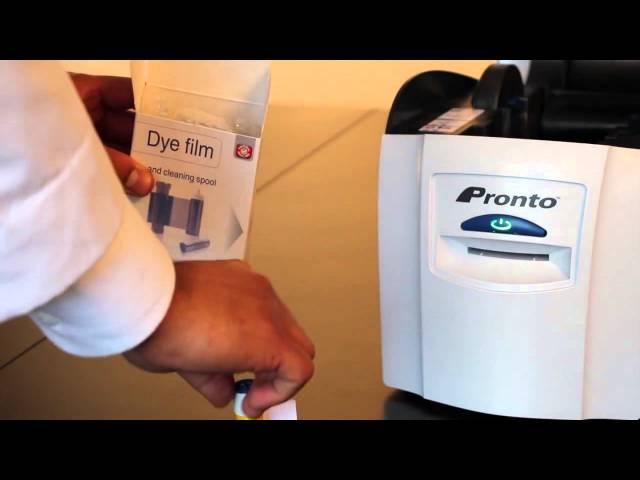 Magicard Pronto ID Card Printer - How to Load Ribbon