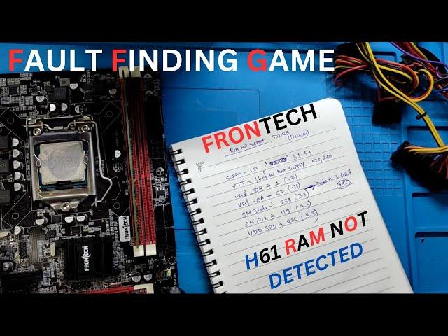 FRONTECH H61 RAM NOT DETECTED SOLUTION | 4 BEEP ERRPOR SOLUTION | #frontech #h61 #ram #detected