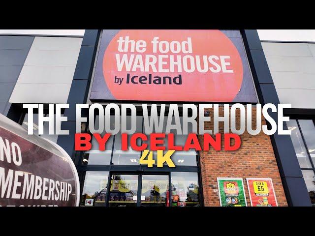 The Food Warehouse by Iceland - Supermarket Tour [4K]