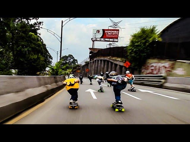 Colombia Freeway Takeover // Skaters and Bladers