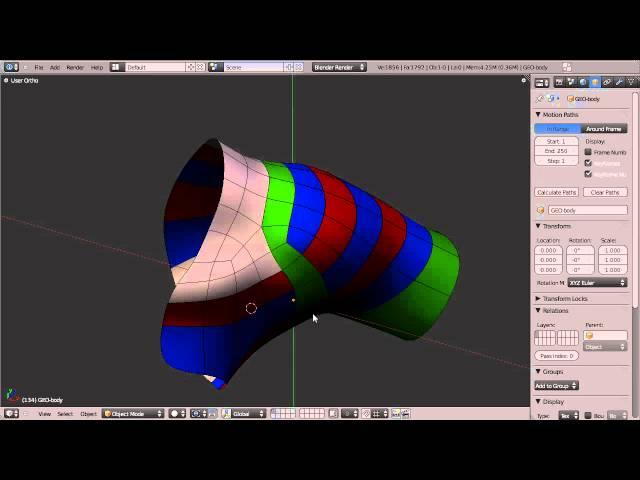 Blender Topology Collection: Shoulder overview