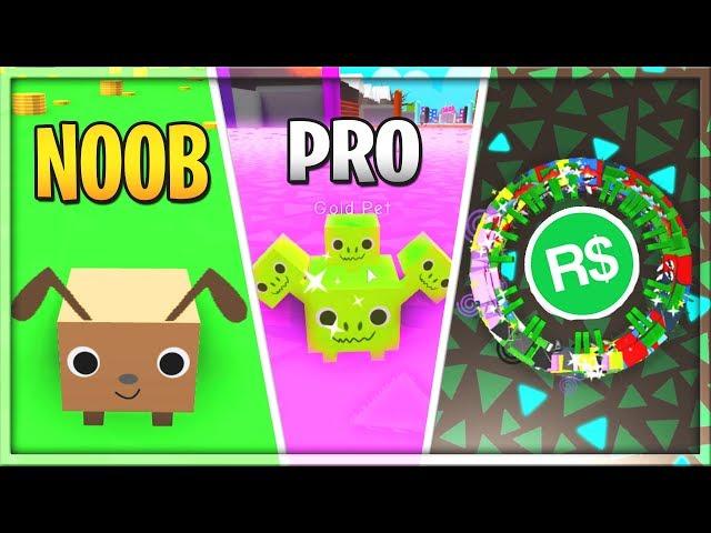 NOOB vs PRO vs ROBUX SPENDER | Pet Simulator