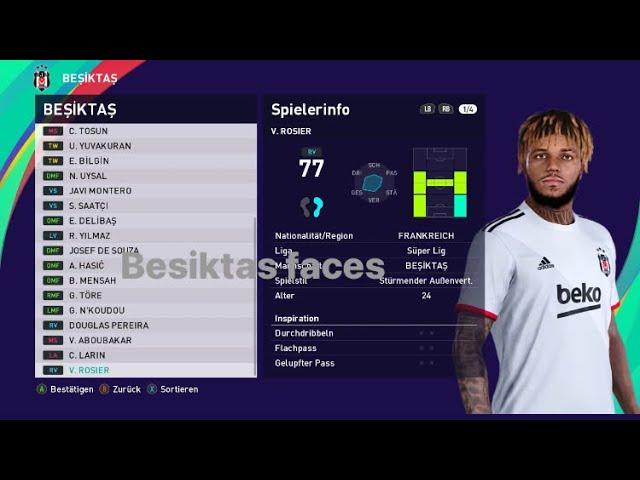 Pes 2021 Besiktas Faces PC